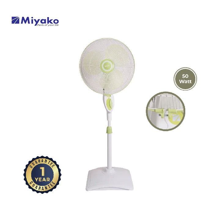 Miyako Standing Fan 2in1 16 Inch - KAS-1627KB | KAS1627KBPL